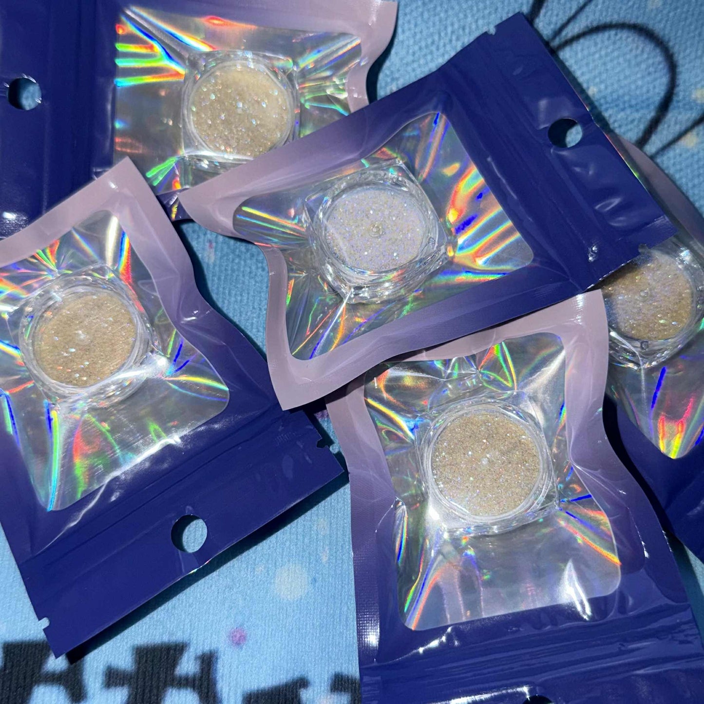 Vintage White Nail Glitter