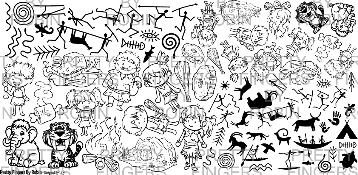 408 - Cave Writing & People