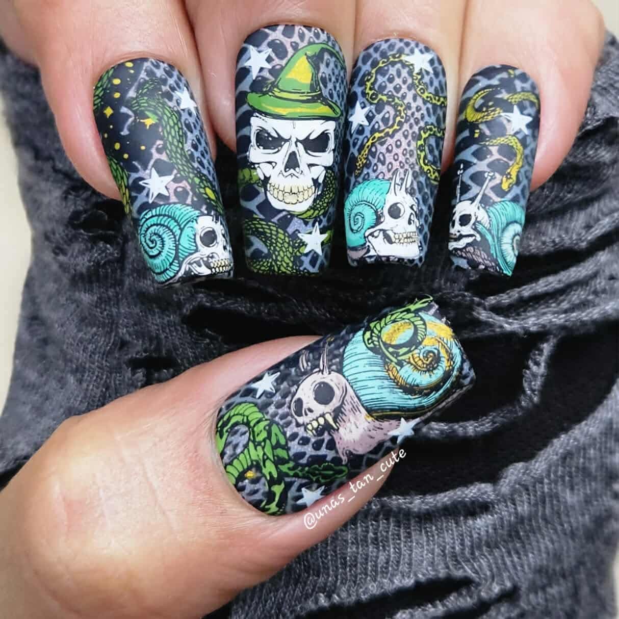 Spooky Fingerless Gloves