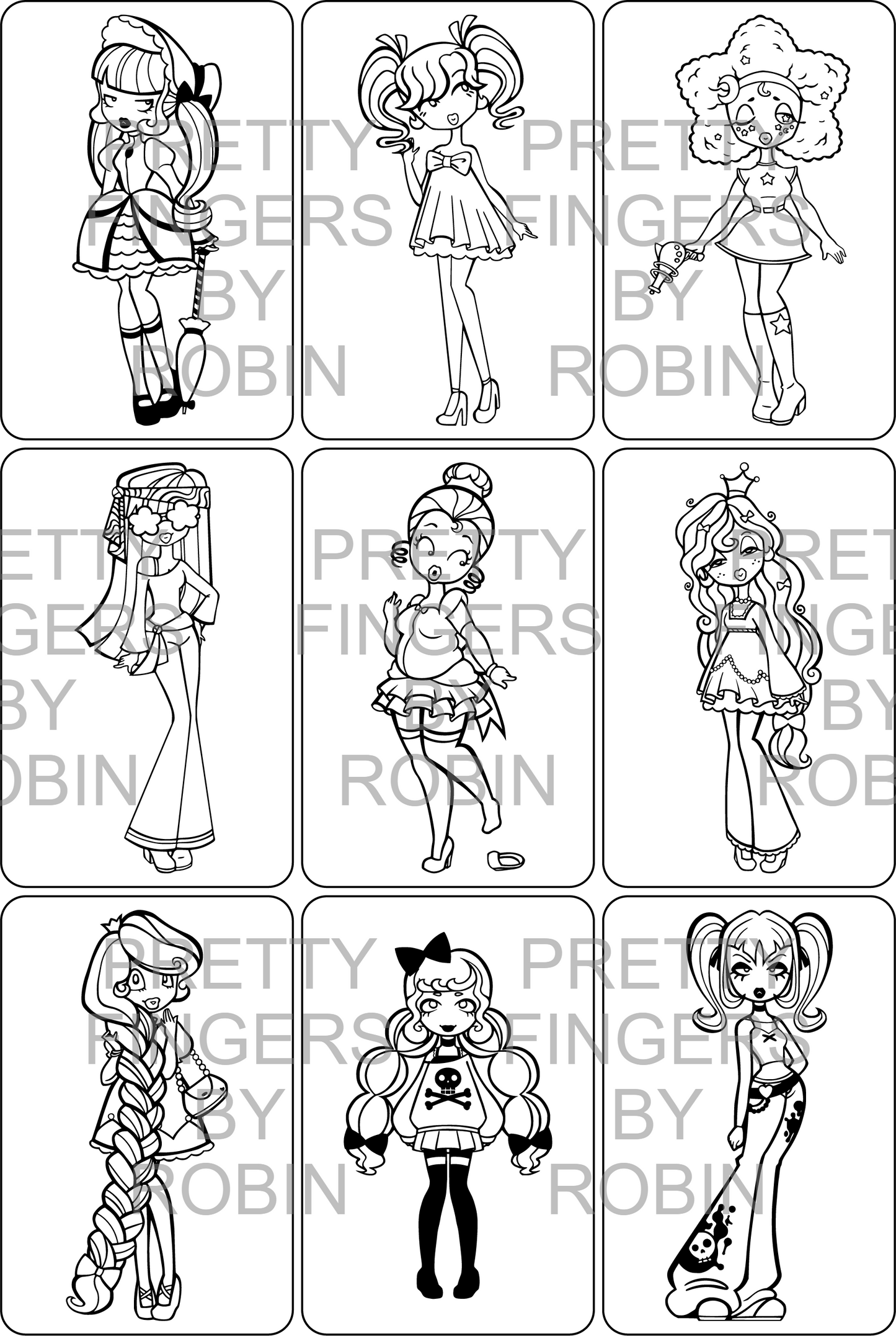 Mini Pretty Lemon Coloring Pages