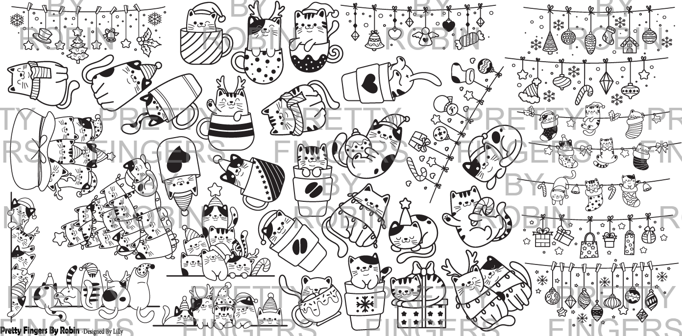 295 - Silly Christmas Cats