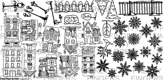 219 - Snowflakes & Homes