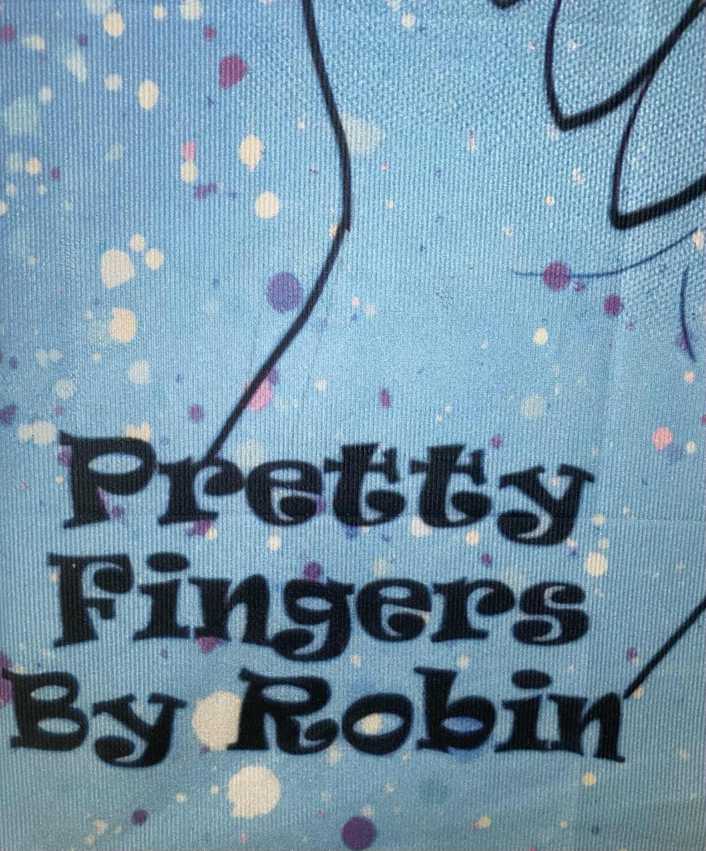 Pretty Fingers By Robin Tapestry (24in tall X 15in wide)