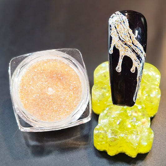 Light Orange Nail Glitter