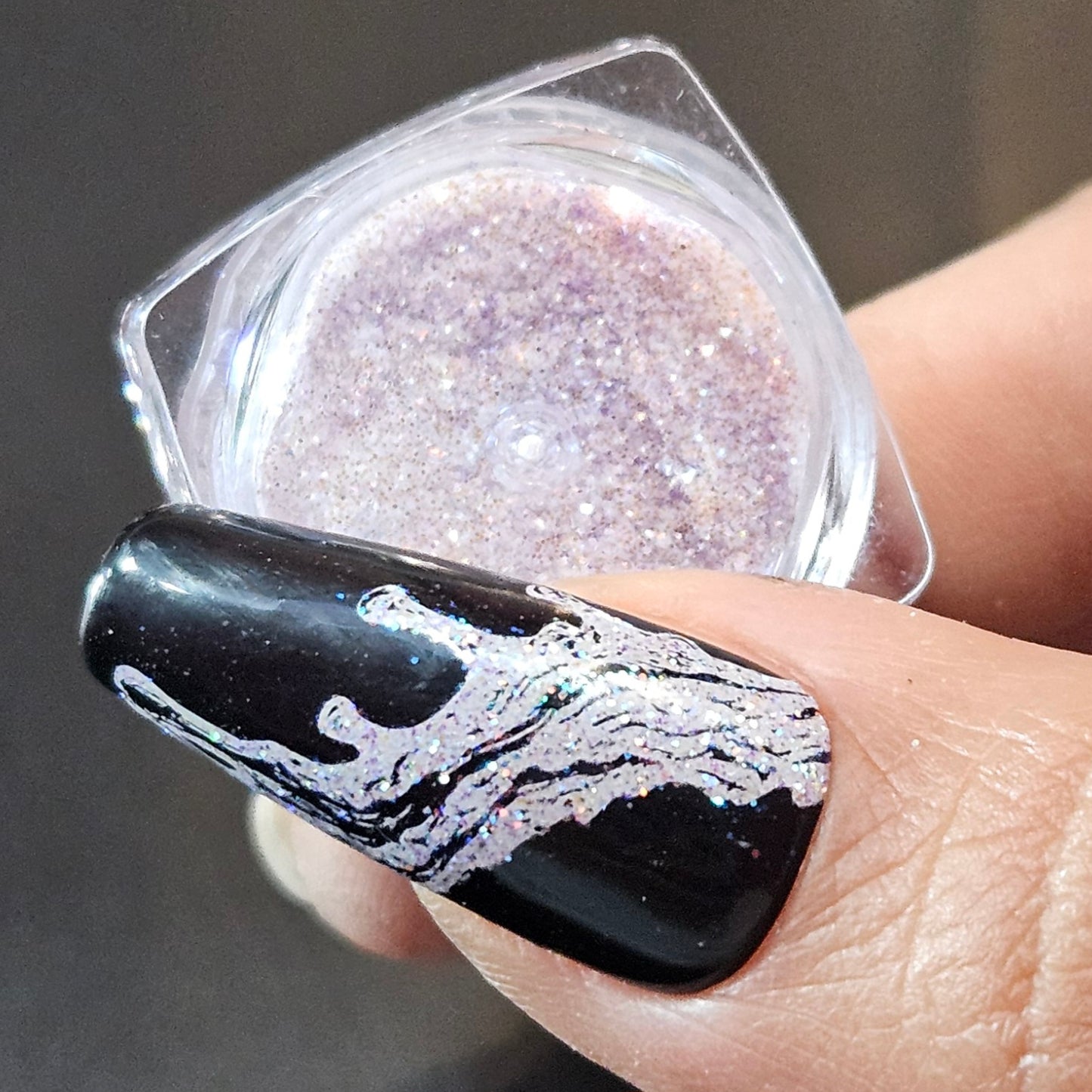 Light Purple Nail Glitter