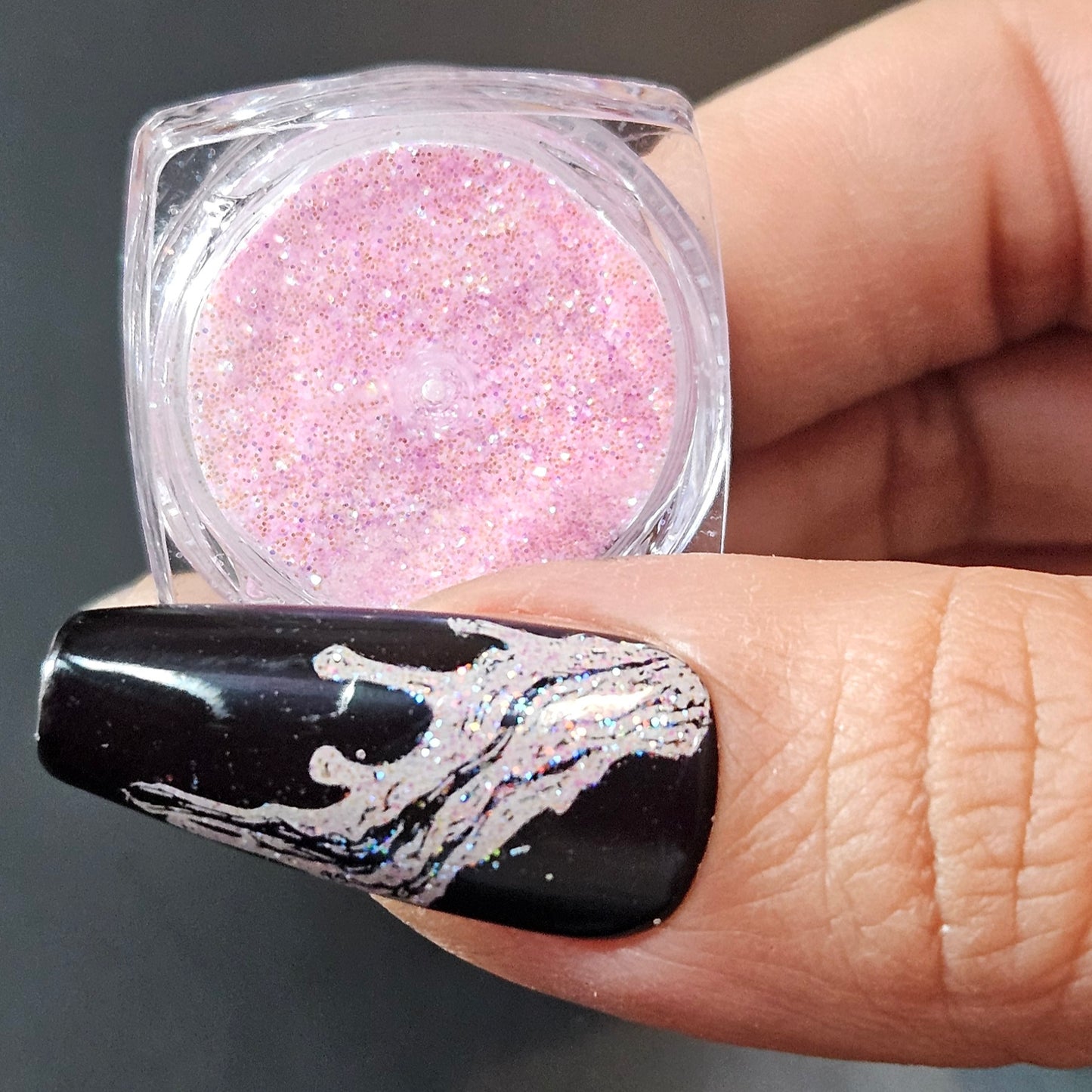 Light Pink Nail Glitter