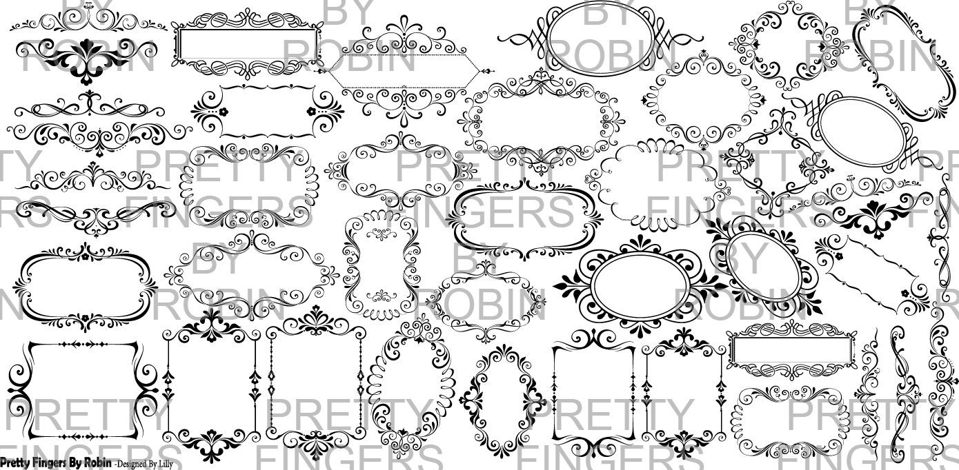 Pretty Sign Frame NEW – Pretty Fingers By Robin