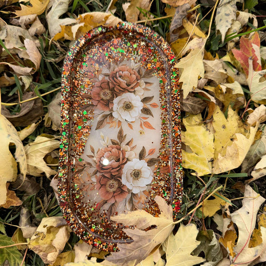 Fall Oval Tray #7