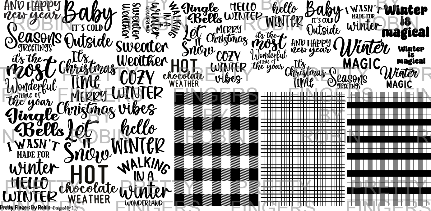 333 - Winter Words, and Pattern