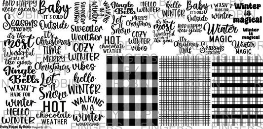 333 - Winter Words, and Pattern