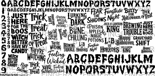 360 - Spooky ABC's