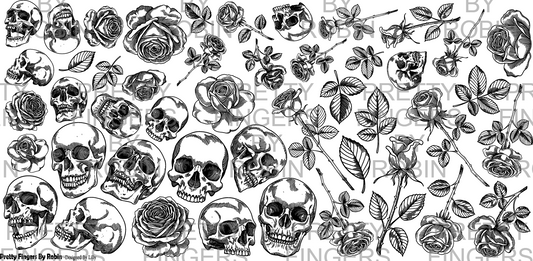 422 - Skulls And Roses