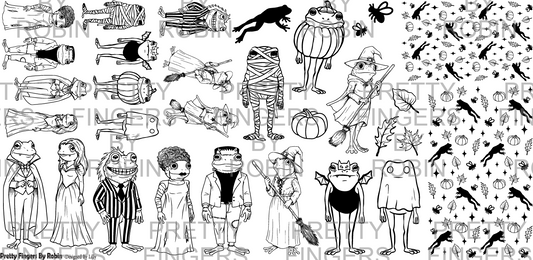 427 - Halloween Frogs