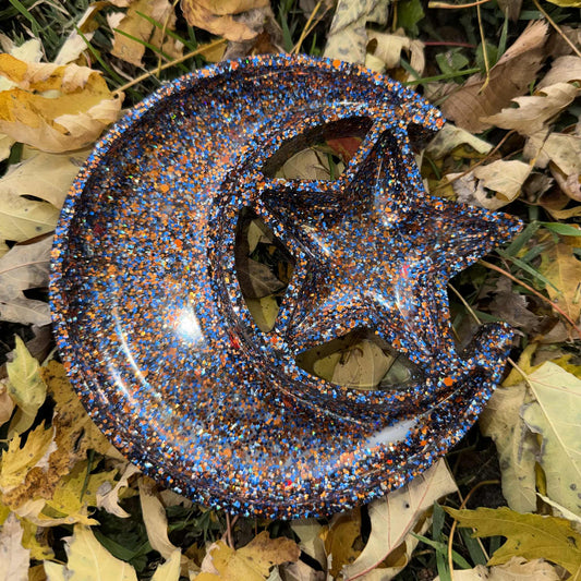Fall Moon & Star Tray #1