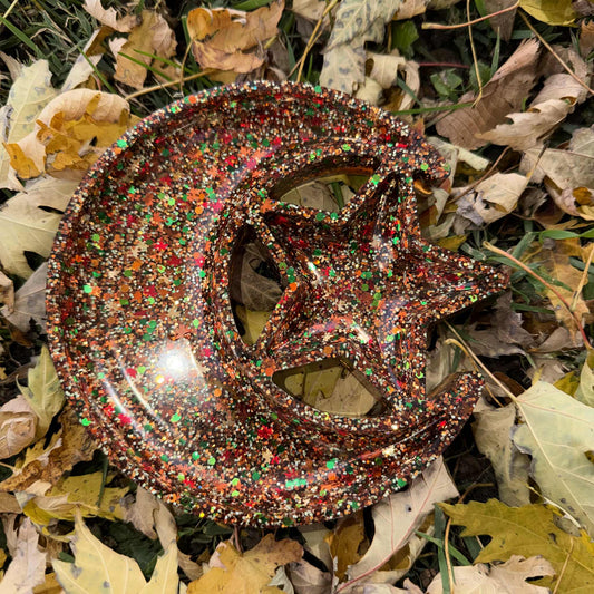 Fall Moon & Star Tray #2