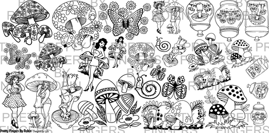 298 - Groovy 70 s Mushrooms