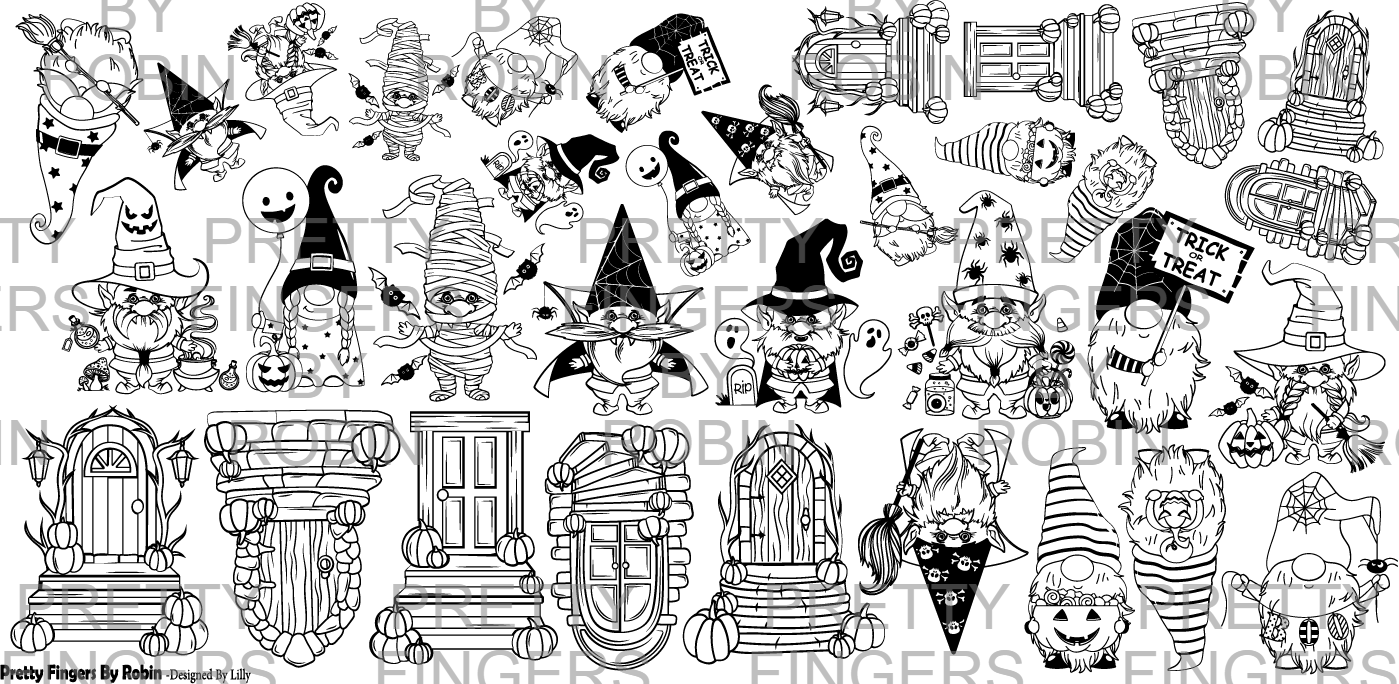 242 - Halloween Gnomes & Doors