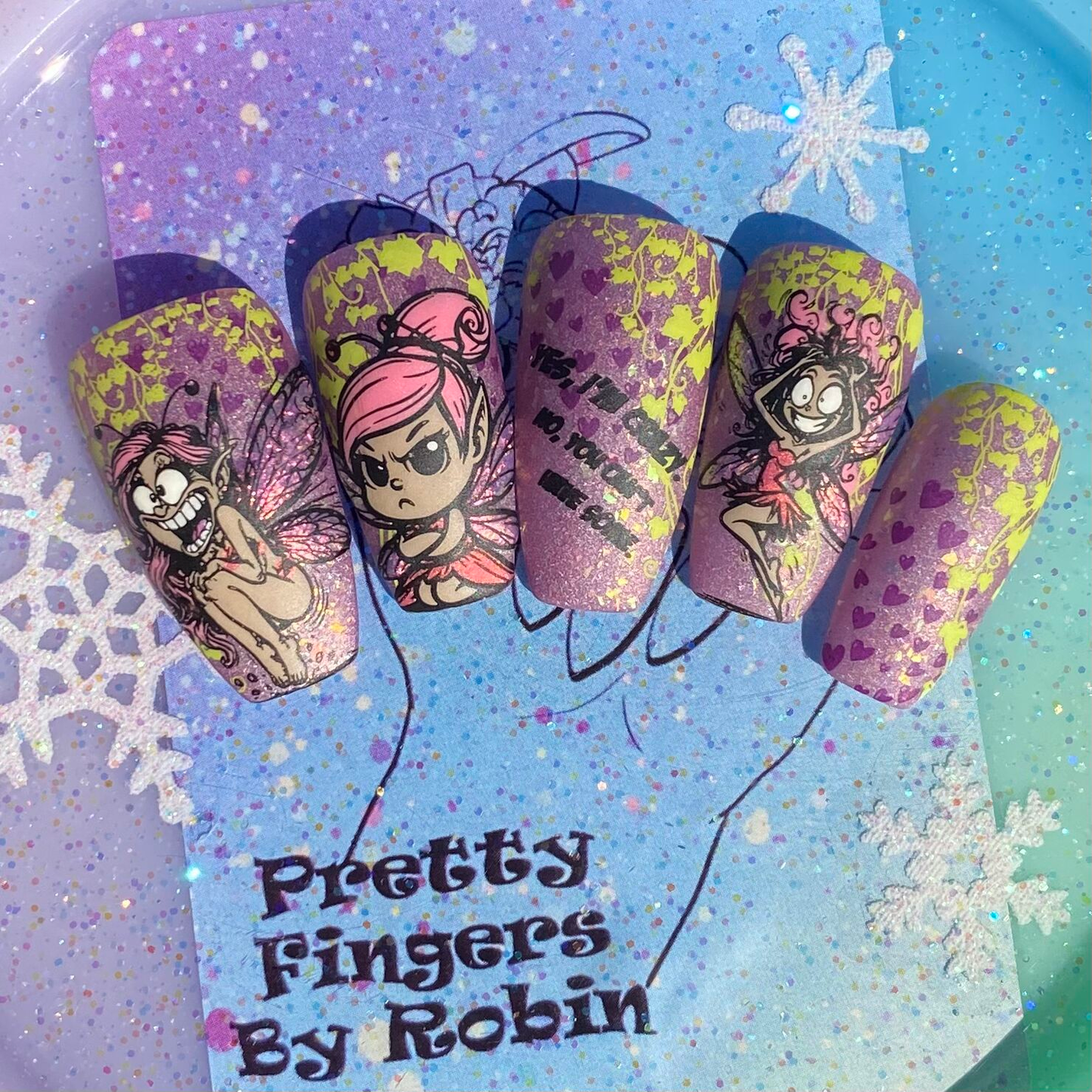 RANDOM Snowflake Paint Palette
