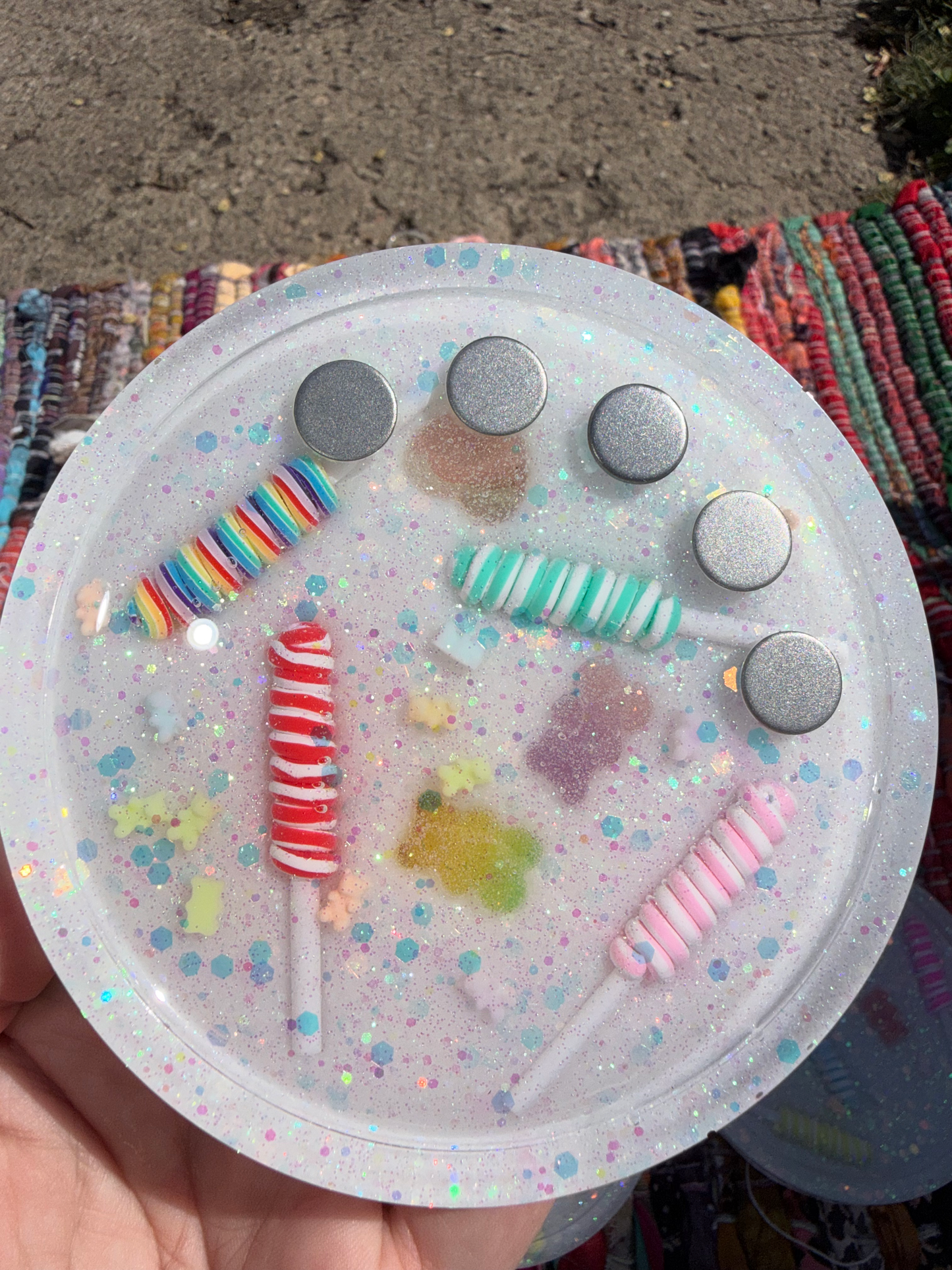 Paint Palette/Nail Stand - Candy