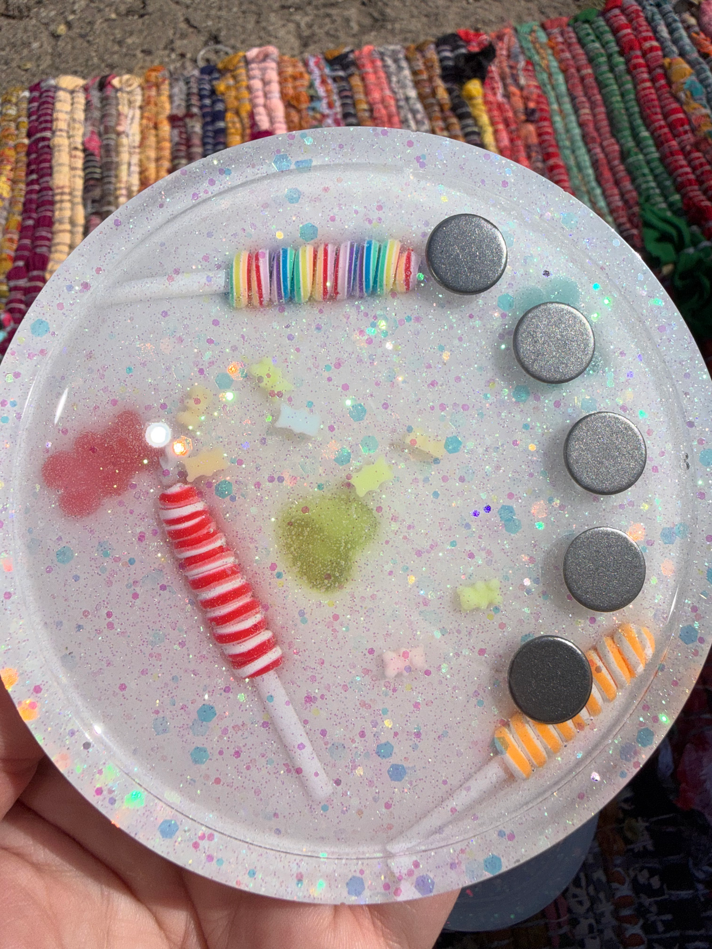 Paint Palette/Nail Stand - Candy