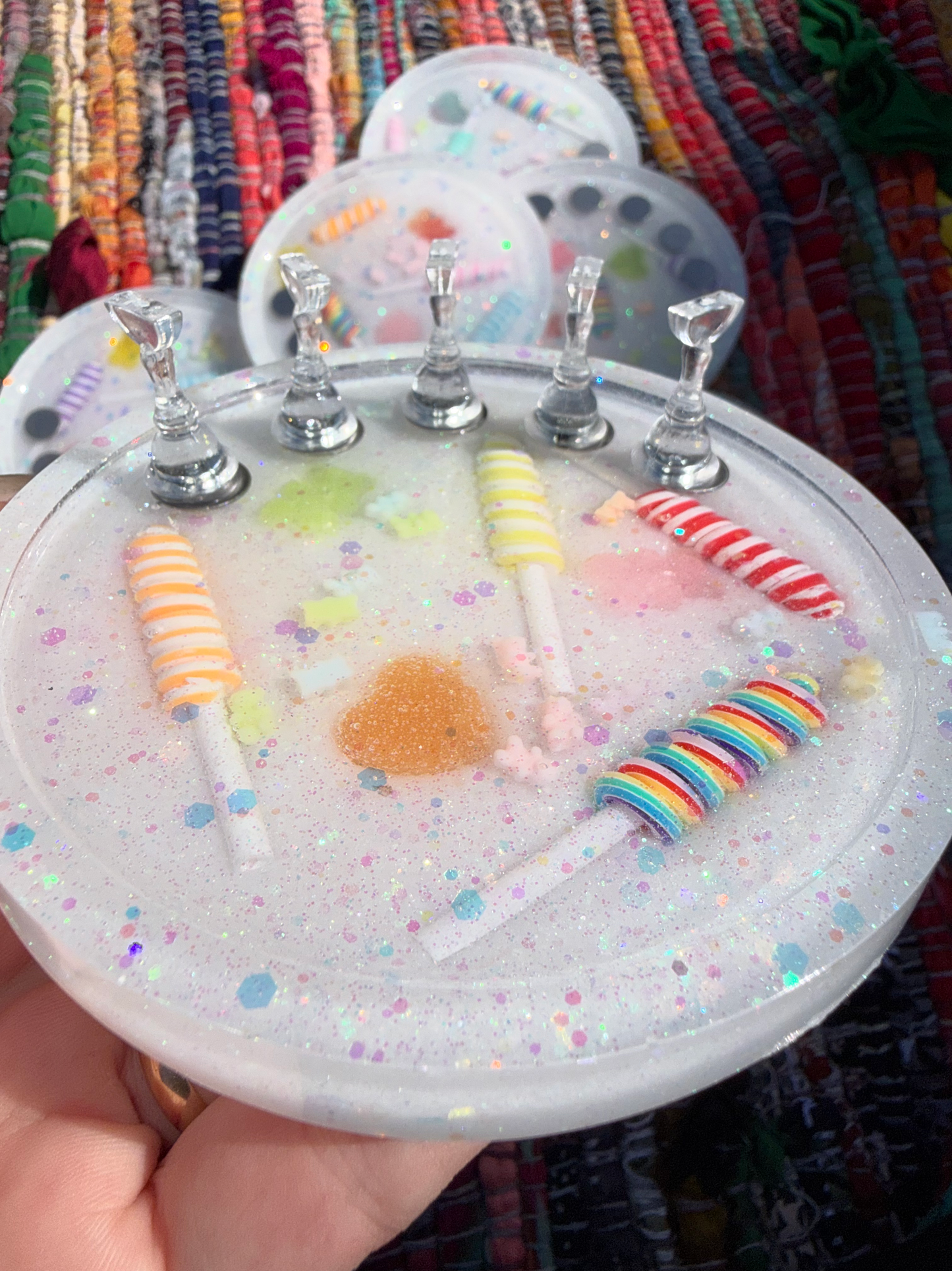 Paint Palette/Nail Stand - Candy