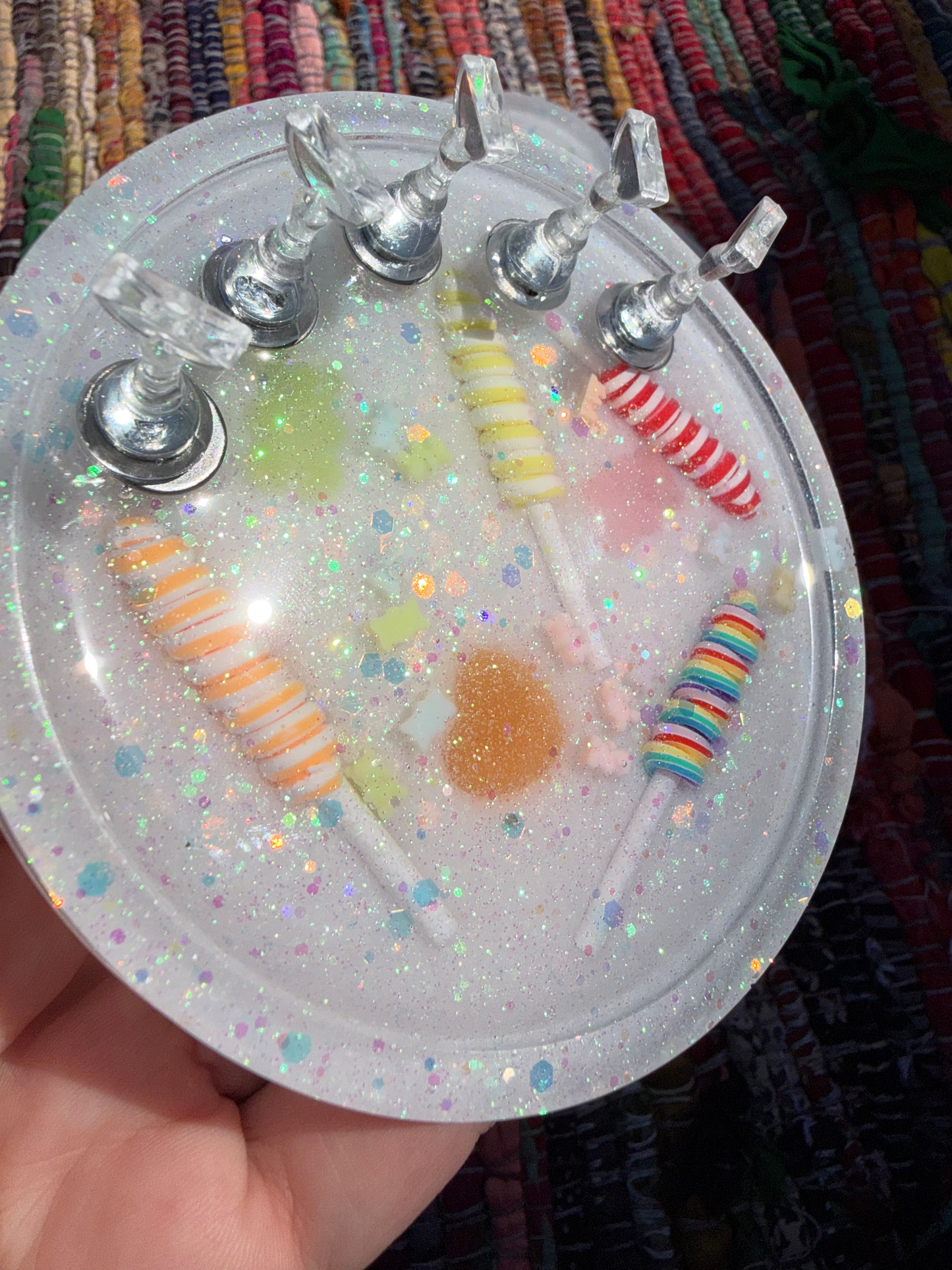 Paint Palette/Nail Stand - Candy