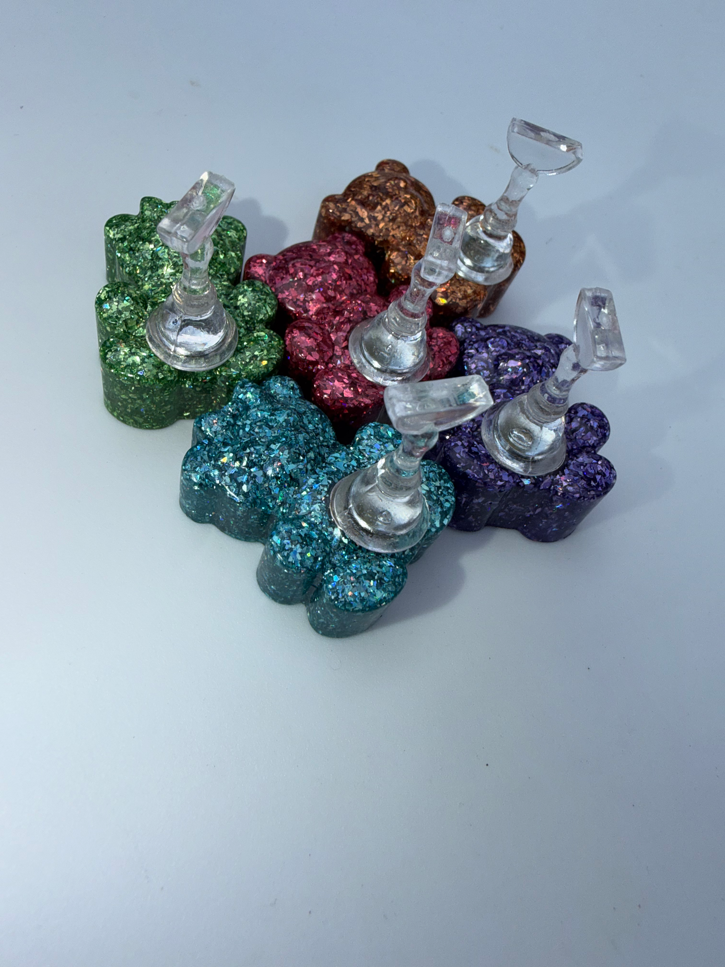 Gummy Bear Nail Stands - Rainbow