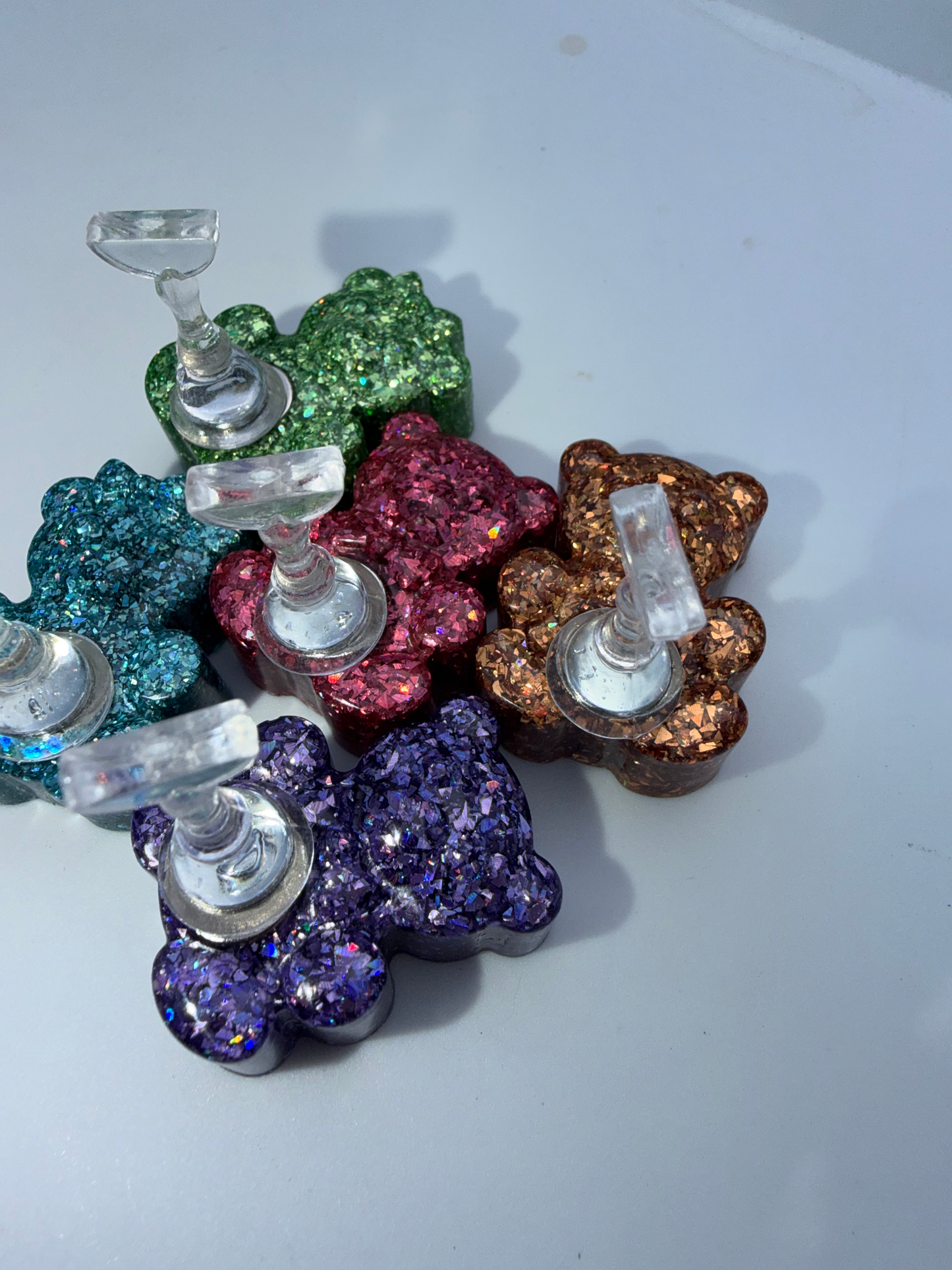 Gummy Bear Nail Stands - Rainbow