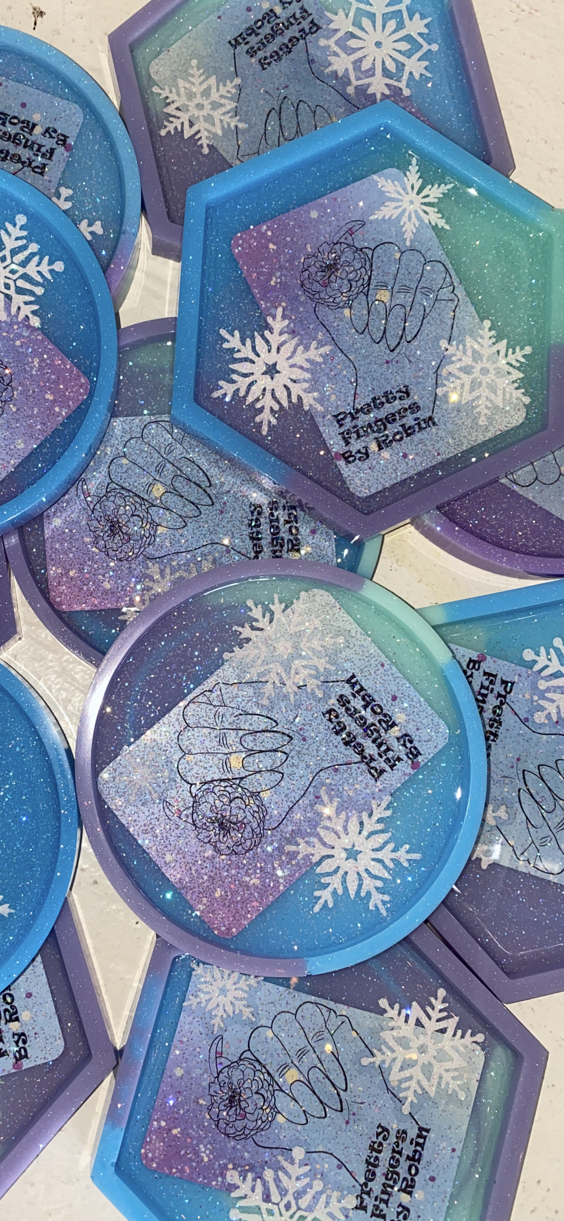 RANDOM Snowflake Paint Palette