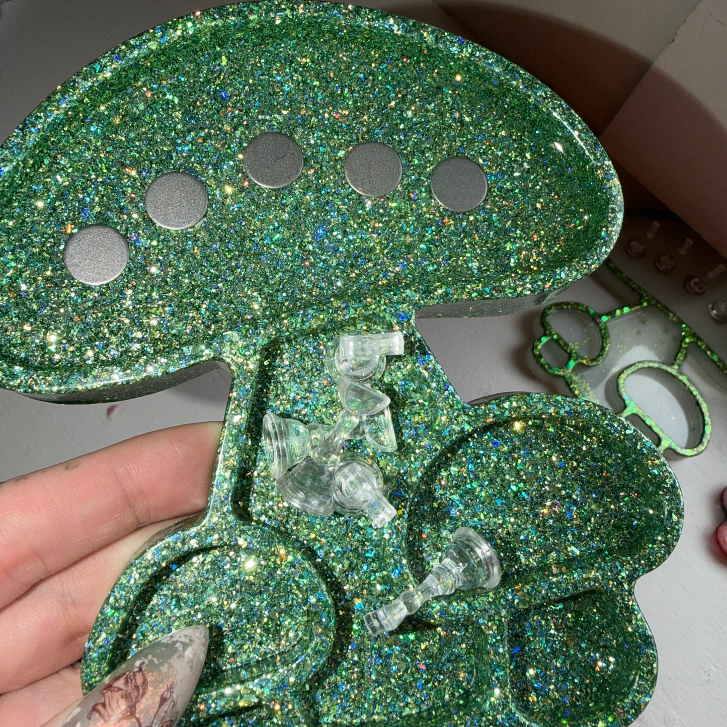 Mushroom Tray/Nail Stand #6