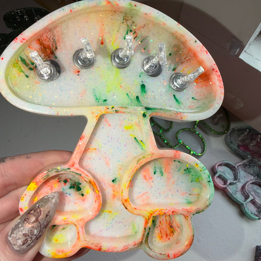 Mushroom Tray/Nail Stand #8