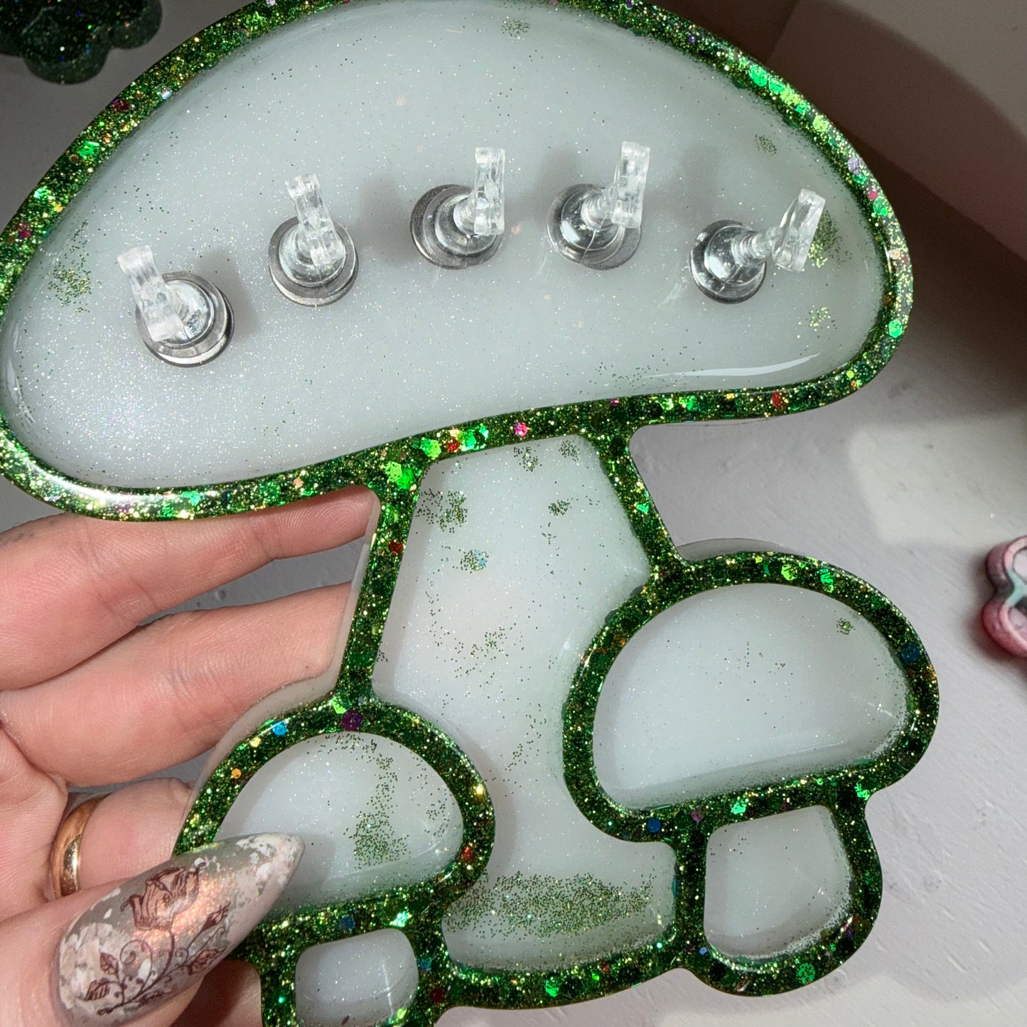 Mushroom Tray/Nail Stand #5