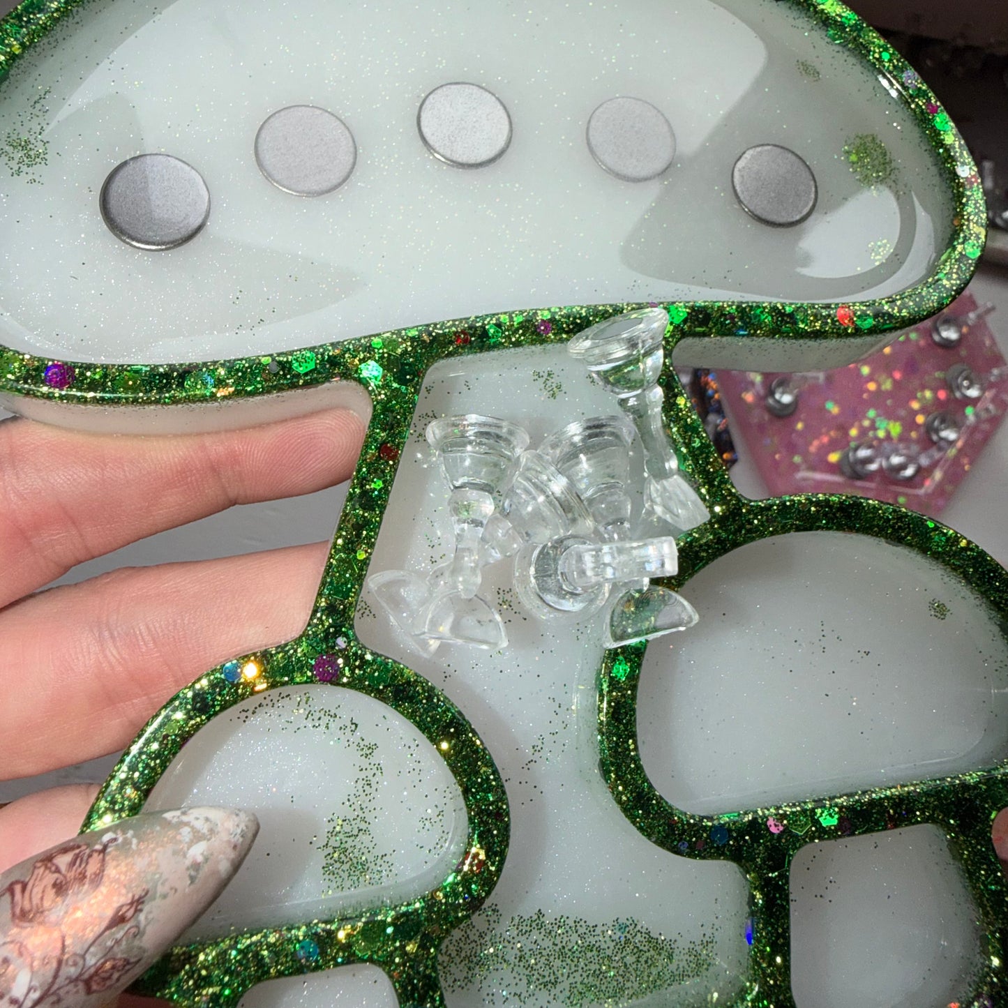 Mushroom Tray/Nail Stand #5