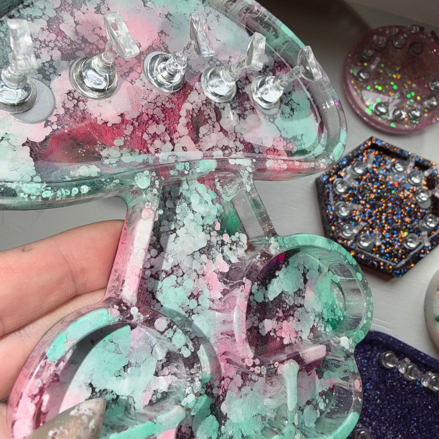 Mushroom Tray/Nail Stand #9