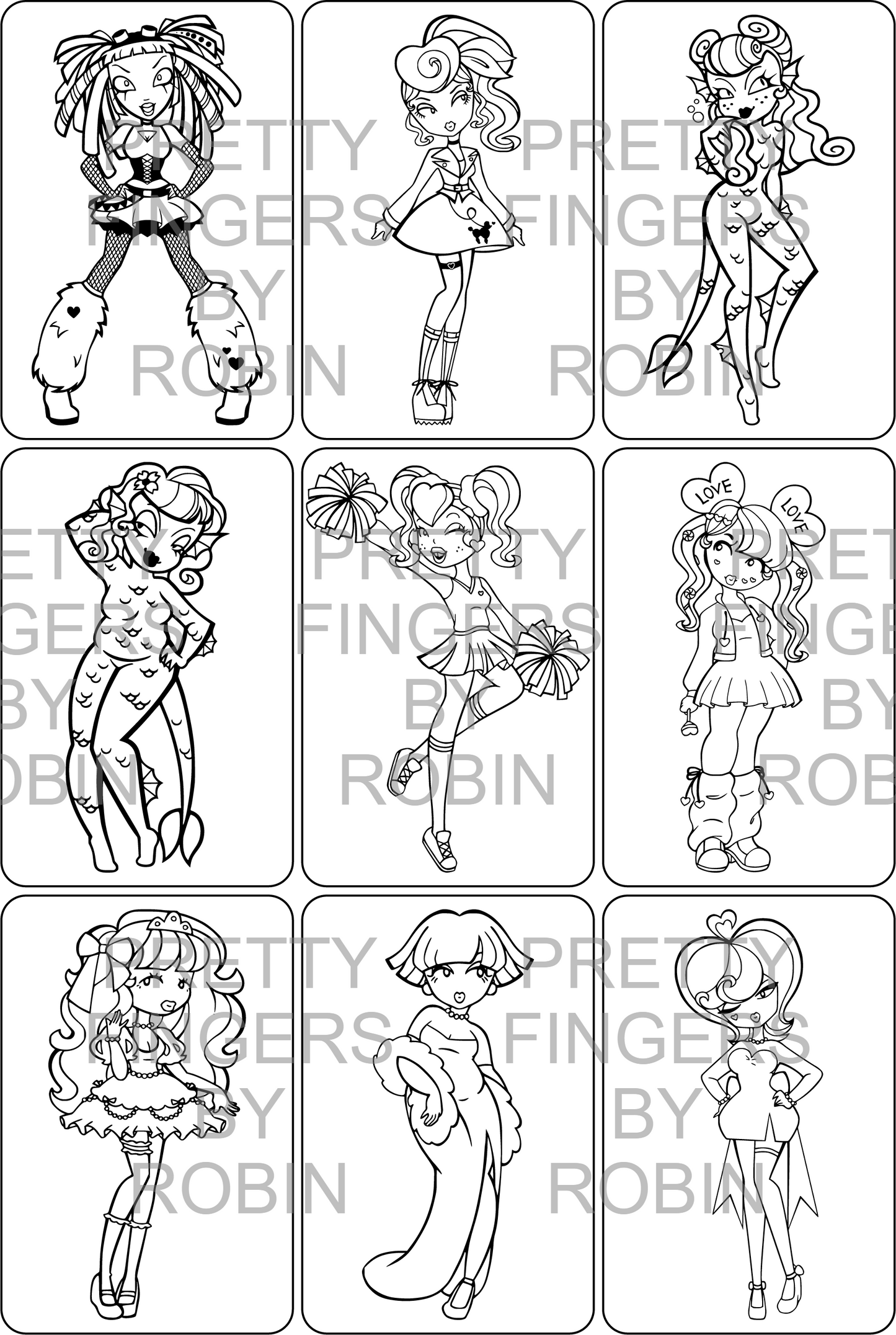 Mini Pretty Lemon Coloring Pages