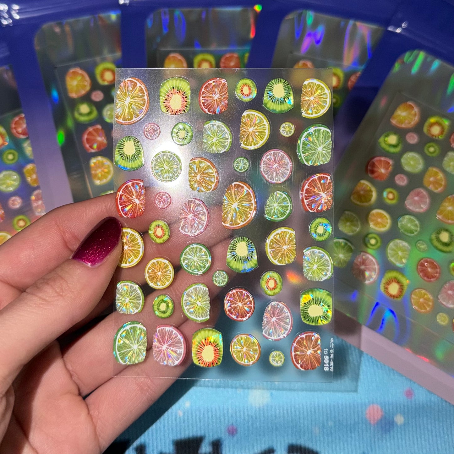 Citrus Nail Stickers