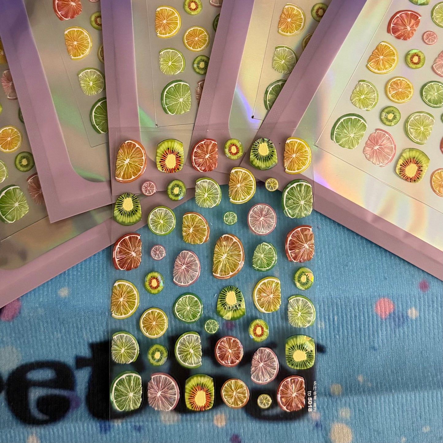 Citrus Nail Stickers