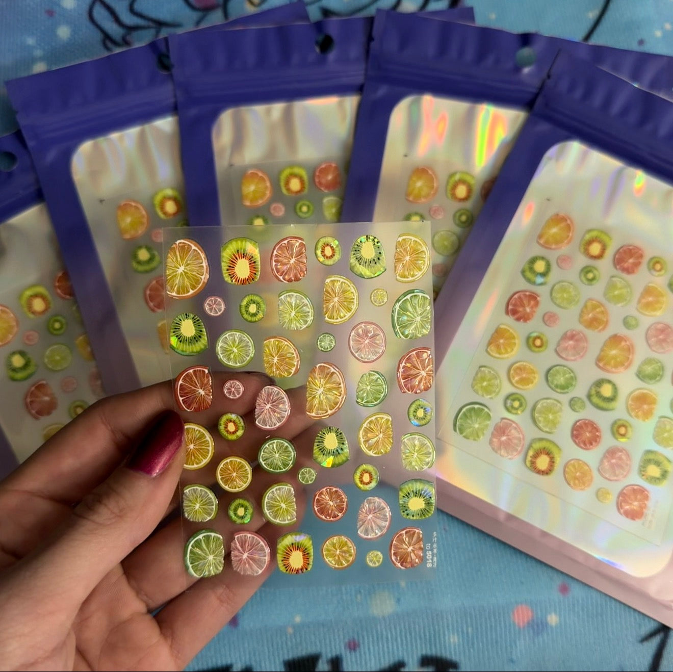 Citrus Nail Stickers