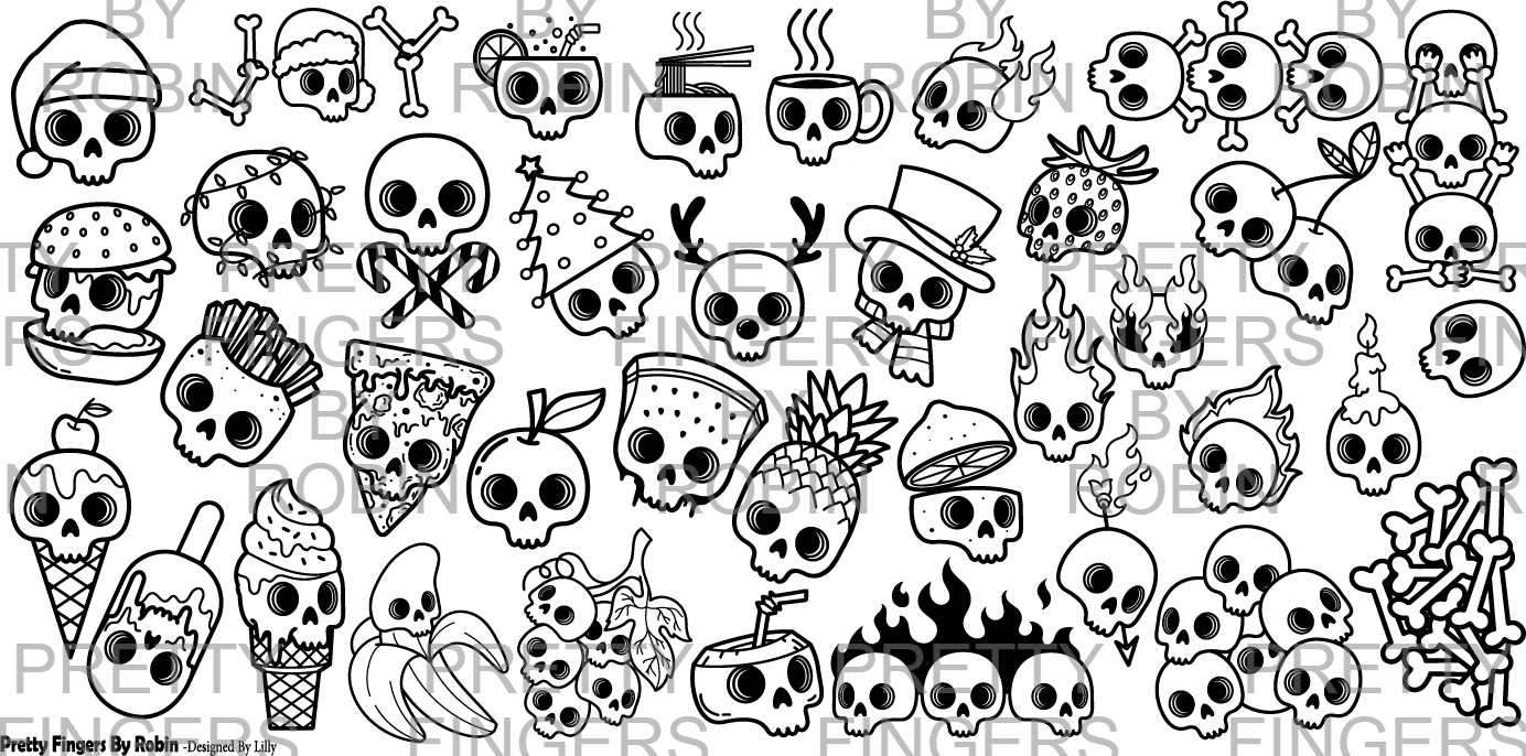 296 - Silly Skulls