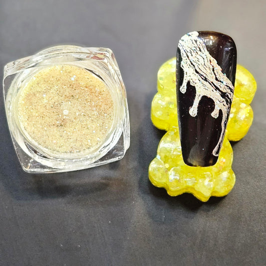 Vintage White Nail Glitter