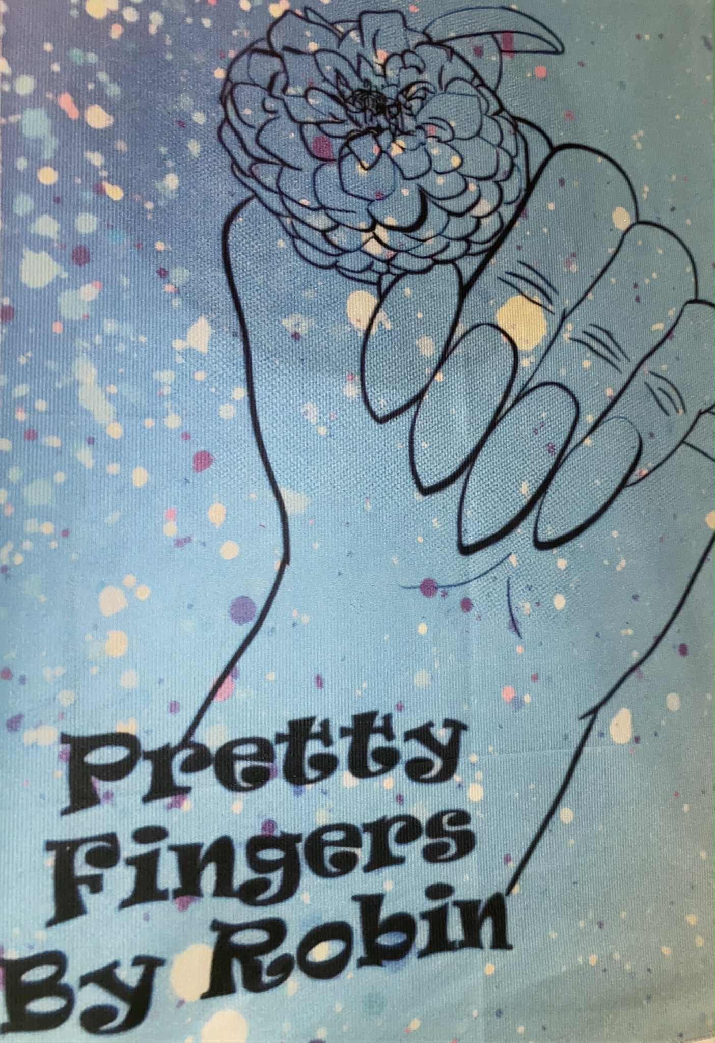 Pretty Fingers By Robin Tapestry (24in tall X 15in wide)