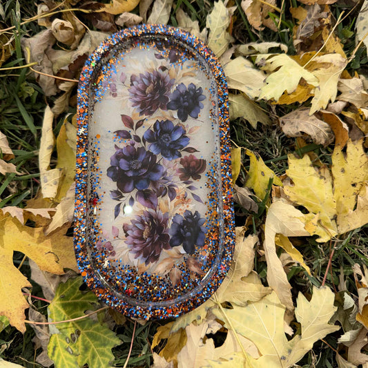 Fall Oval Tray #4